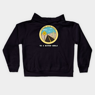 Copy of Reading is my escape to a better world Kids Hoodie